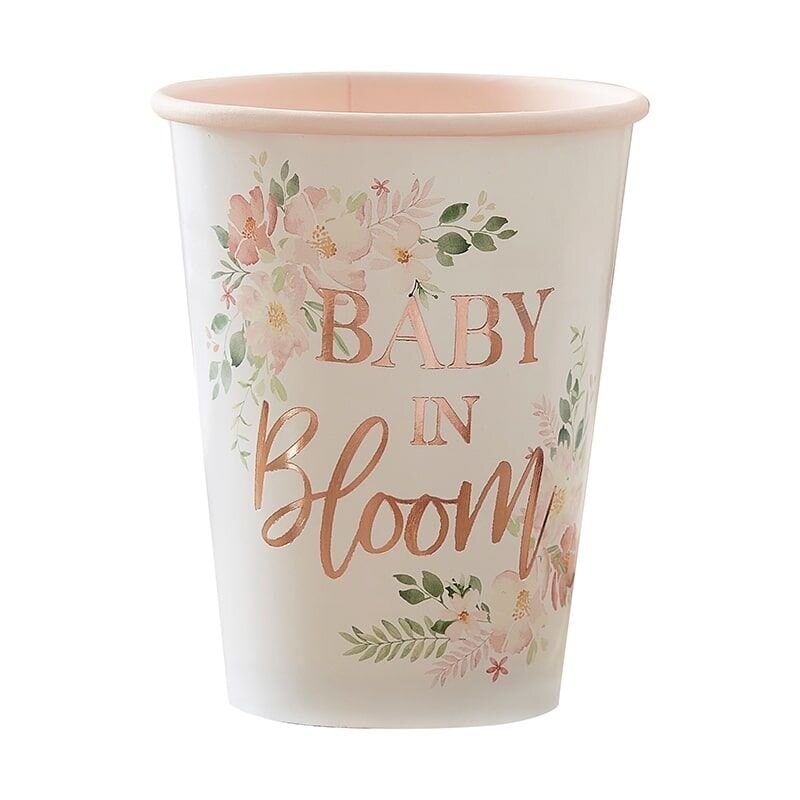 Baby in Bloom - Pahvimukit 8 kpl