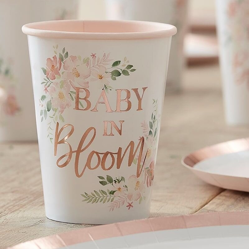 Baby in Bloom - Pahvimukit 8 kpl