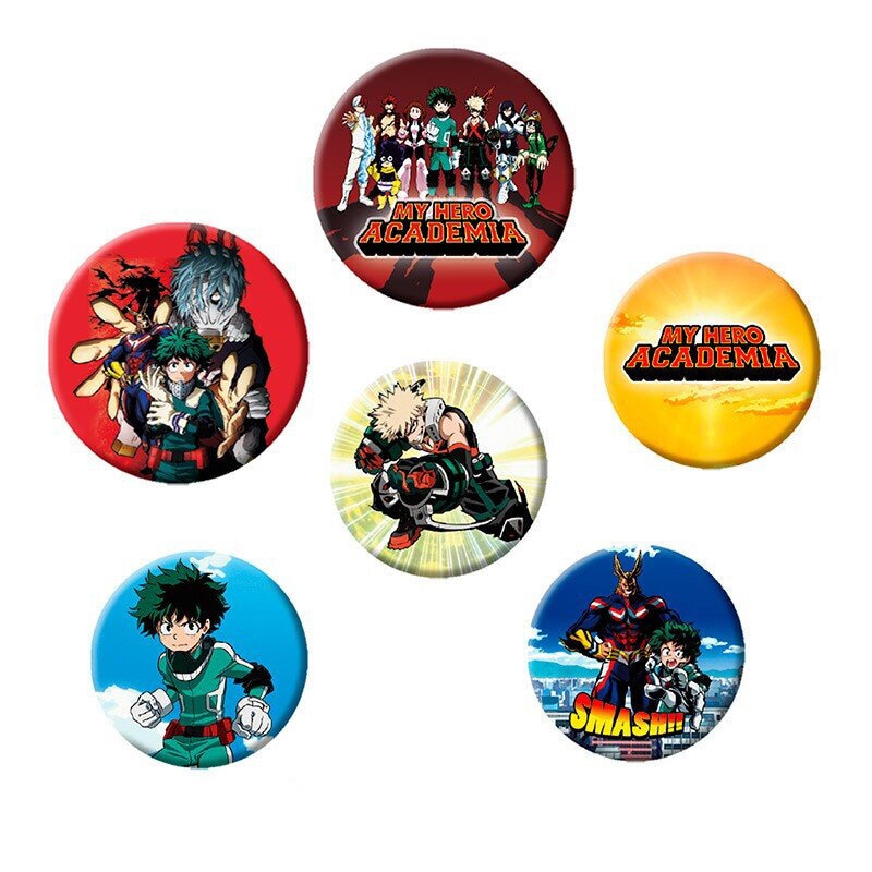 My Hero Academia - Rintamerkit 6 kpl