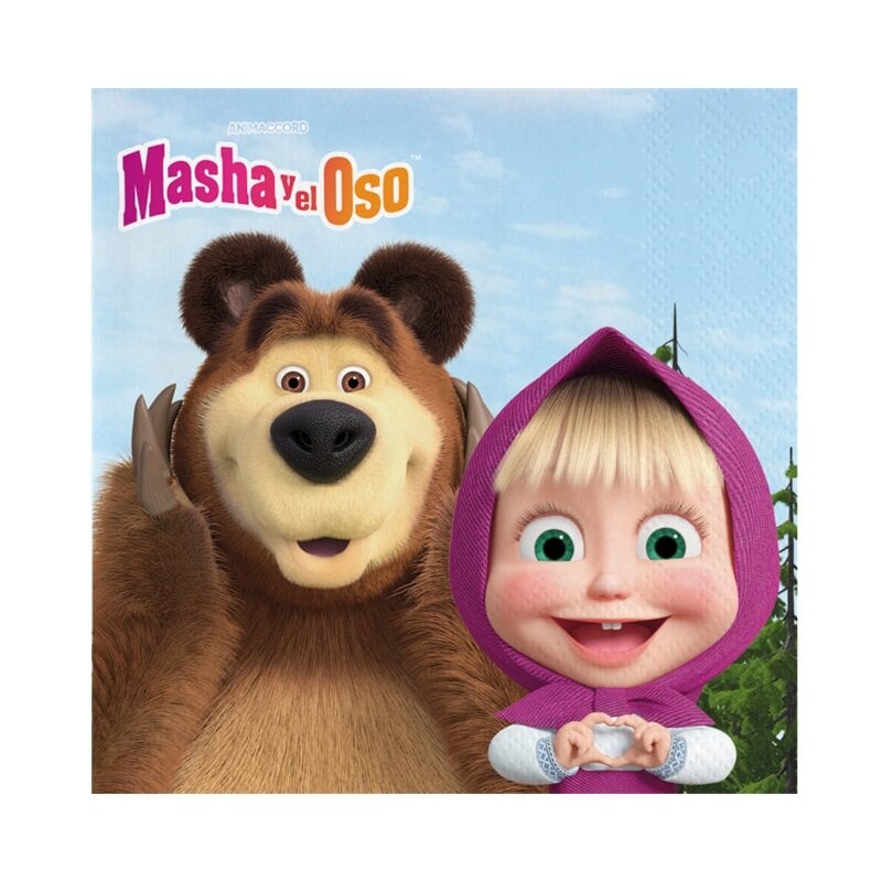 Masha ja Karhu Servetit 20 kpl