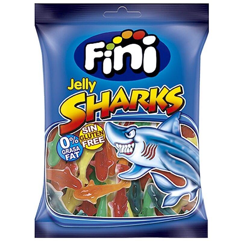 Fini Sharks pussi 75 grammaa