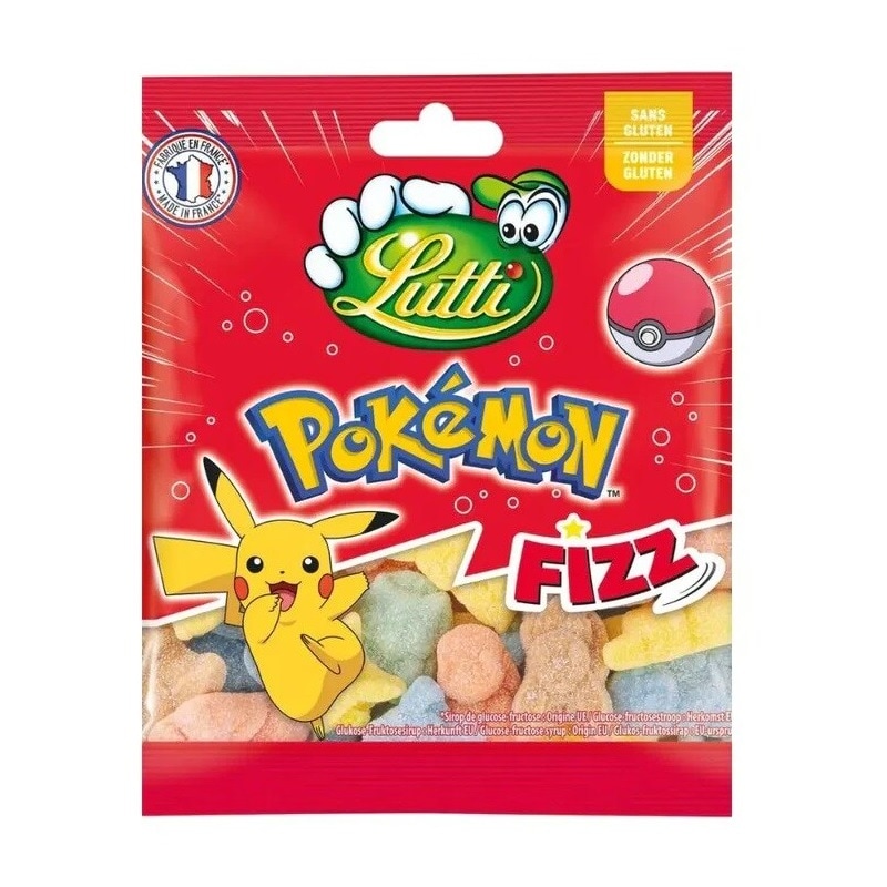 Lutti - Makeiset Pokémon Kirpeä 100 g