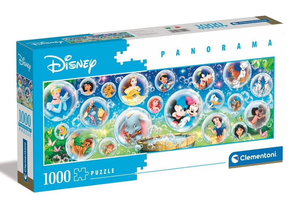 Clementoni Panorama Palapeli - Disney Bubbles 1000 palaa