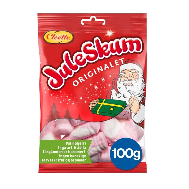 Cloetta Juleskum Original Joulukarkki 100 grammaa
