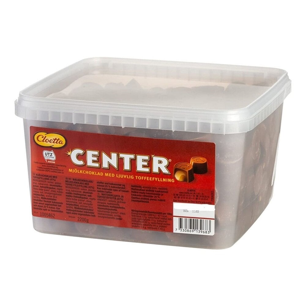 Cloetta Center Suurpakkaus 2,2 kg