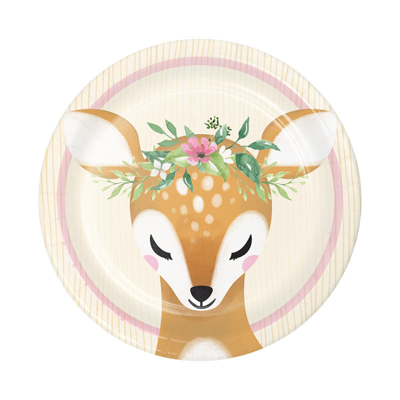 Deer Little One - Lautaset 18 cm 8 kpl