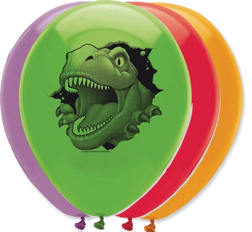 Dinosaurus Seikkailu - Ilmapallot 6 kpl
