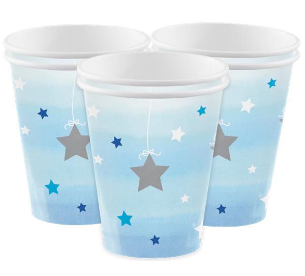 Twinkle Little Star Sinien - Pahvimukit 8 kpl