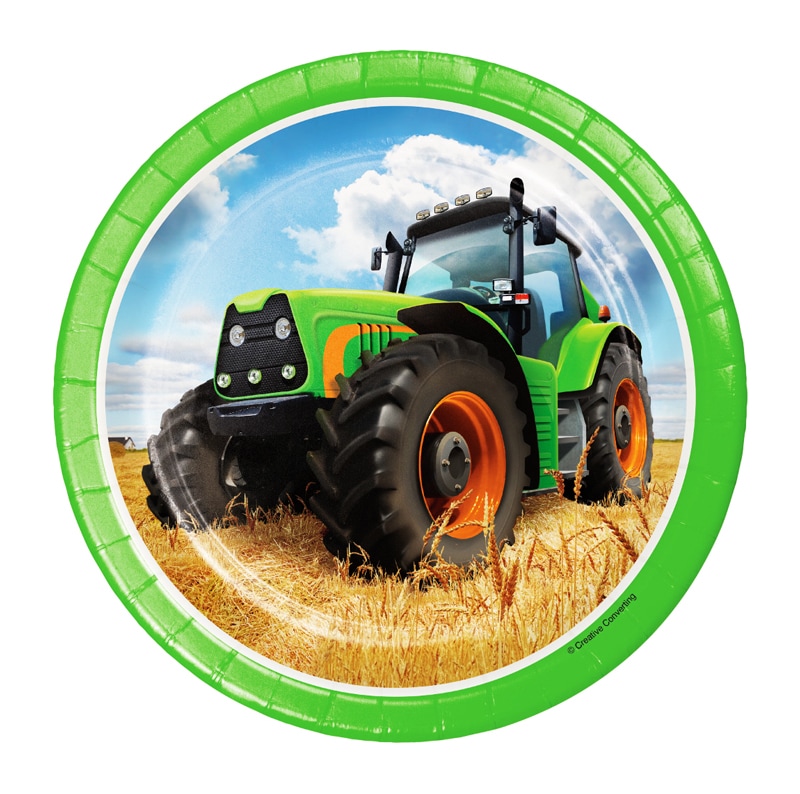 Tractor Time - Lautaset 18 cm 8 kpl