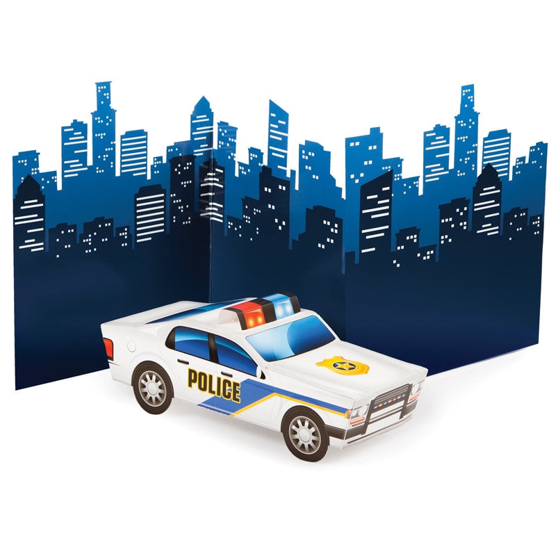 Police Party - Pöytäkoriste 3D