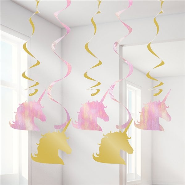 Unicorn Sparkle - Riippuvat Swirl-koristeet