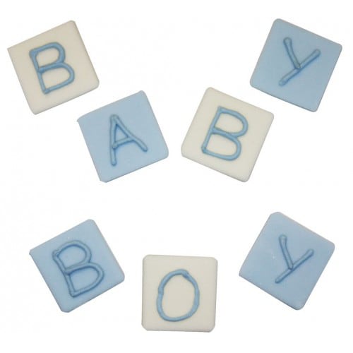 Sokerikoristeet, Baby Boy Blocks 7 kpl