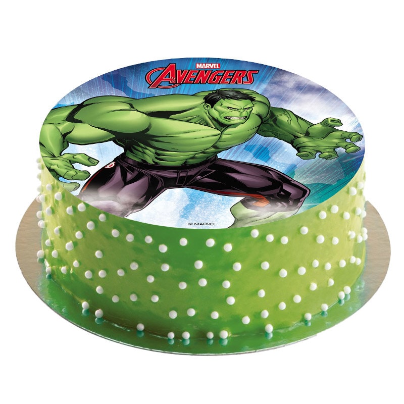 Kakkukuva Hulk Avengers - Vohveli 20 cm