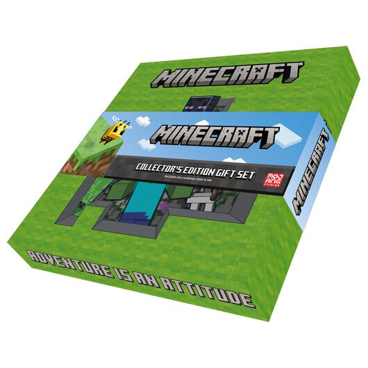 Minecraft - Lahjasetti Kalenteri 2024, Kirja ja Kynä