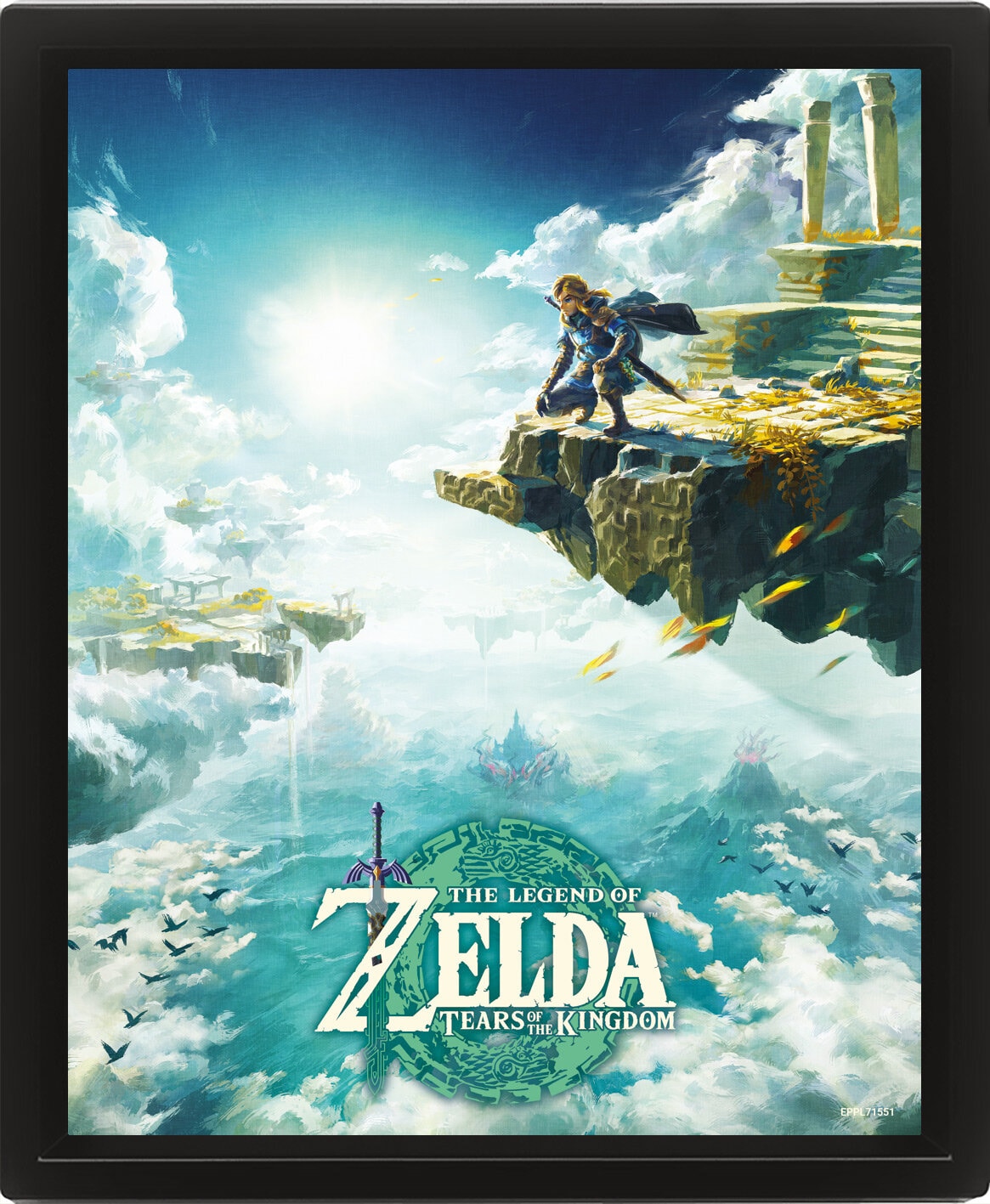 Zelda - 3D Canvas-taulu Tears of the Kingdom