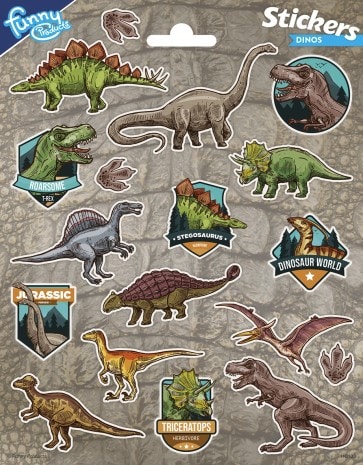 Dinosaurus World - Tarrat 18 kpl