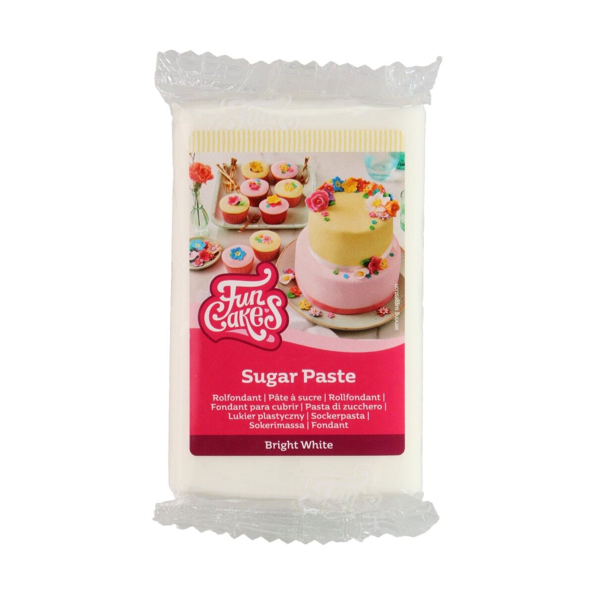 FunCakes - Sokerimassa Valkoinen 250 grammaa