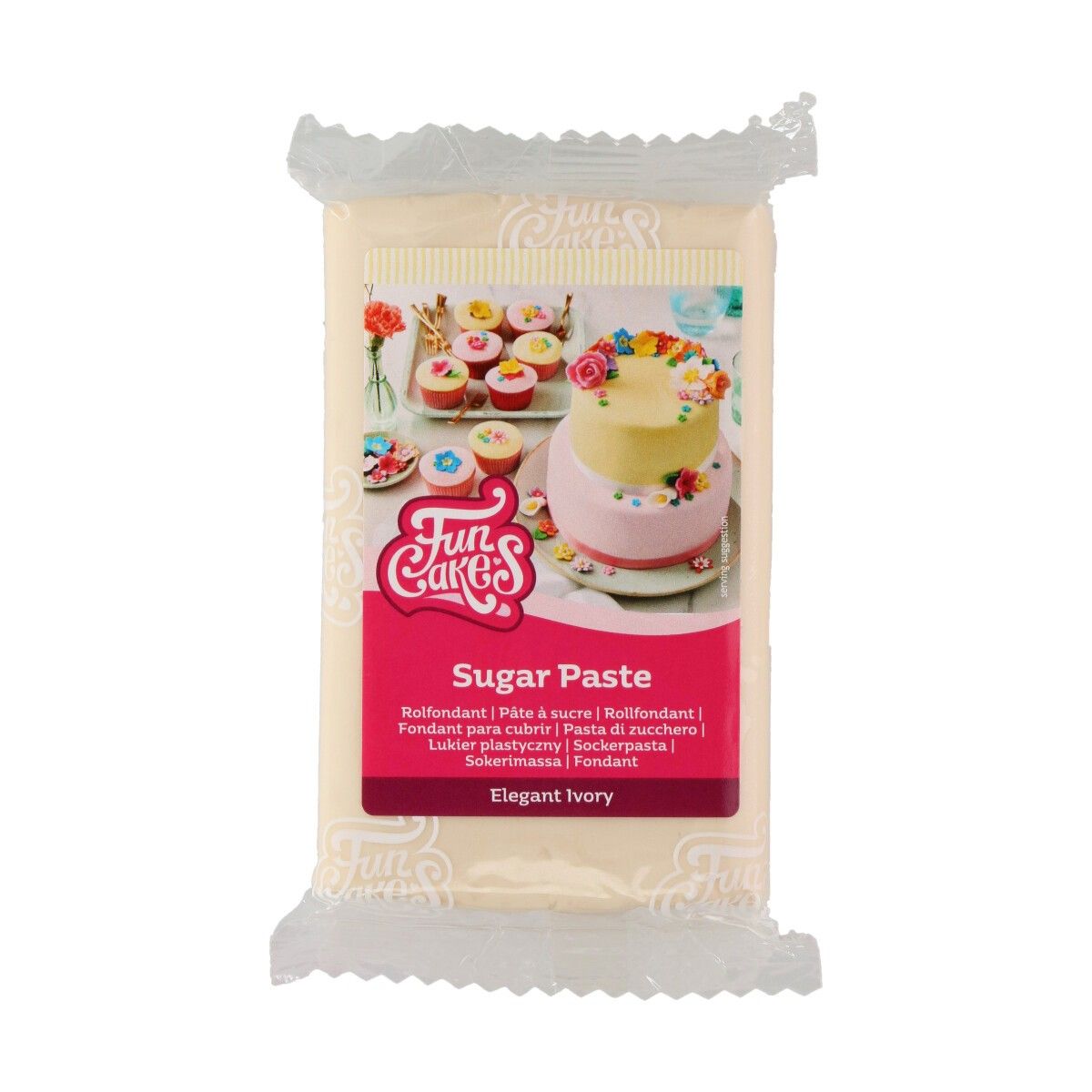 FunCakes - Sokerimassa Ivory 250 grammaa