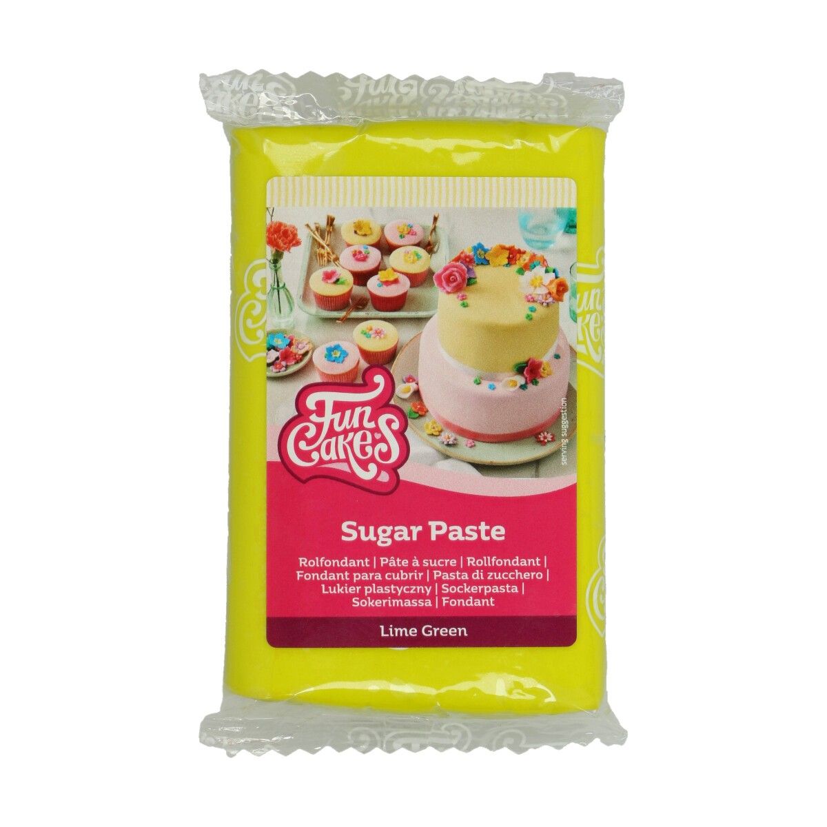 FunCakes - Sokerimassa Limenvihreä 250 grammaa