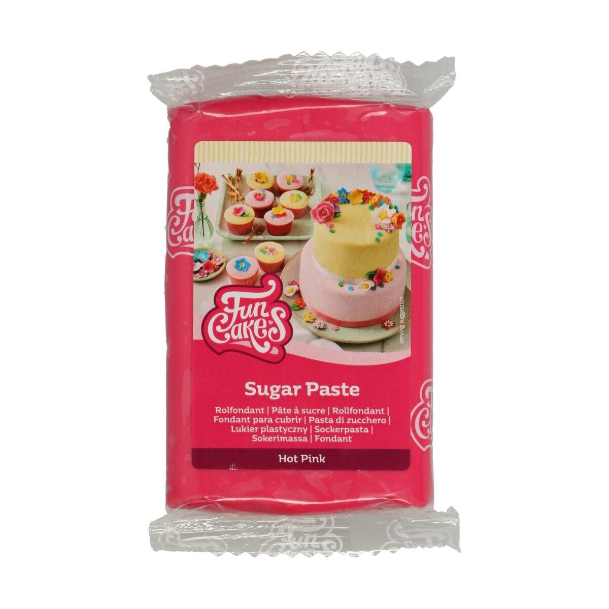 FunCakes - Sokerimassa Pinkki 250 grammaa