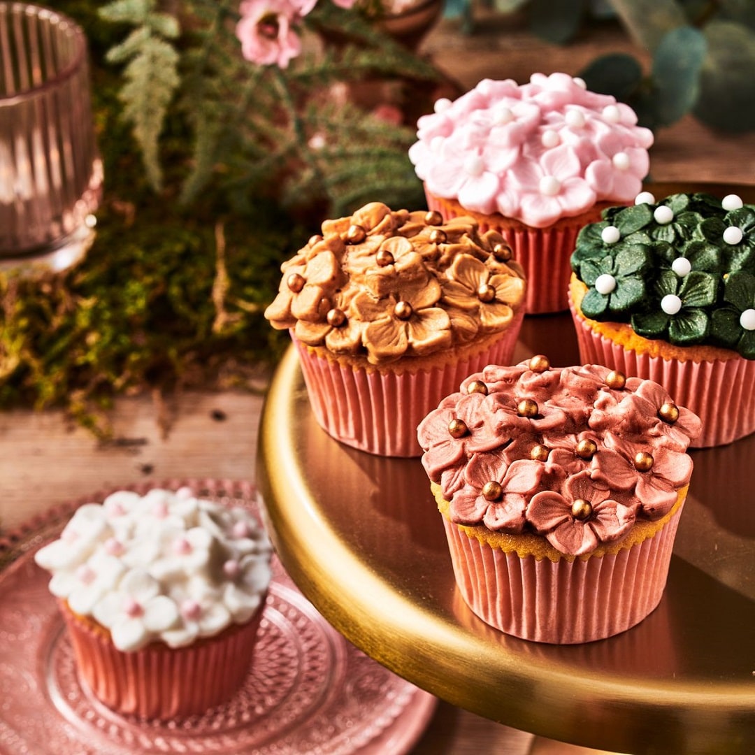 FunCakes - Sokerimassa Kimalteleva Ruusukulta 250 grammaa