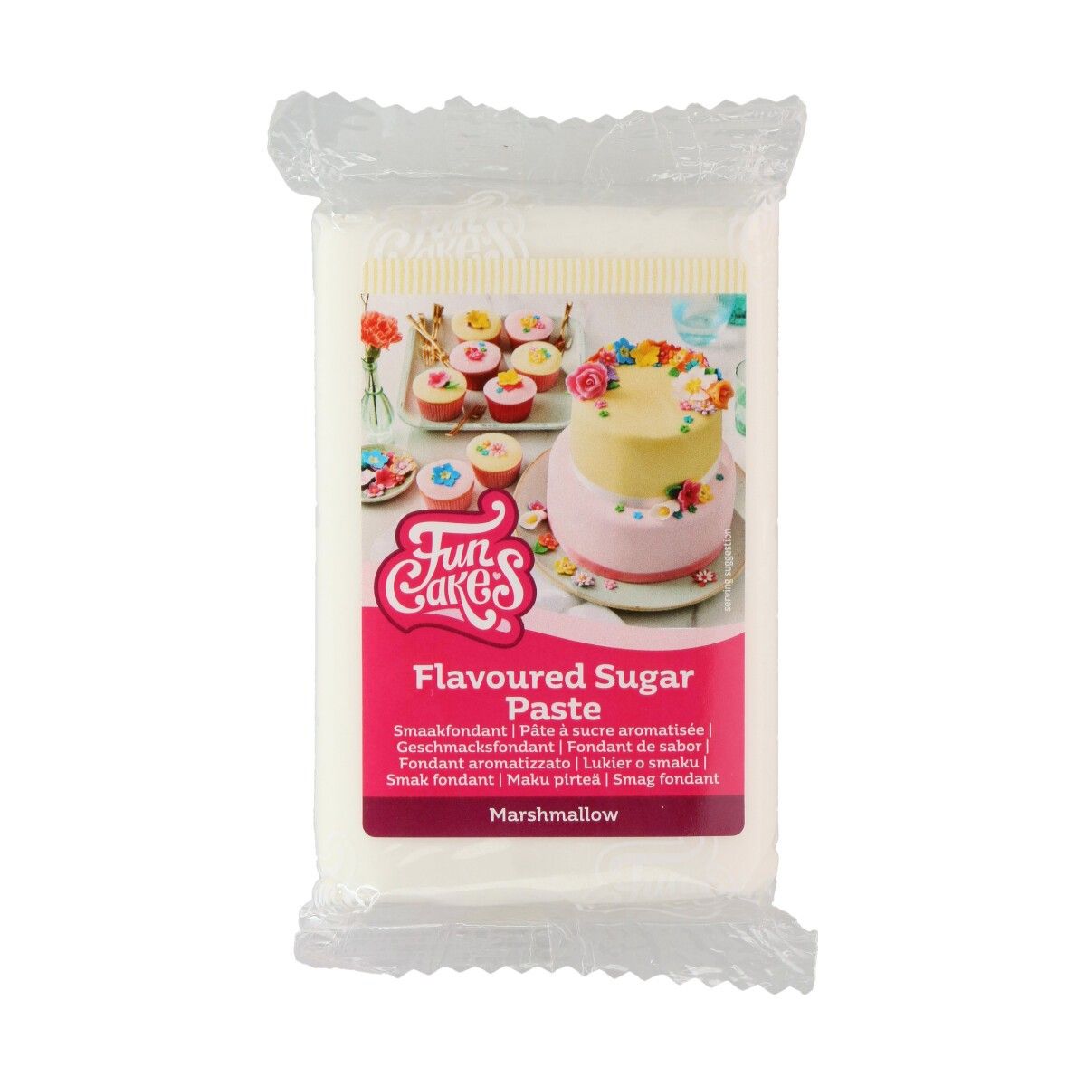 FunCakes - Sokerimassa Vaahtokarkin Makuinen 250 grammaa