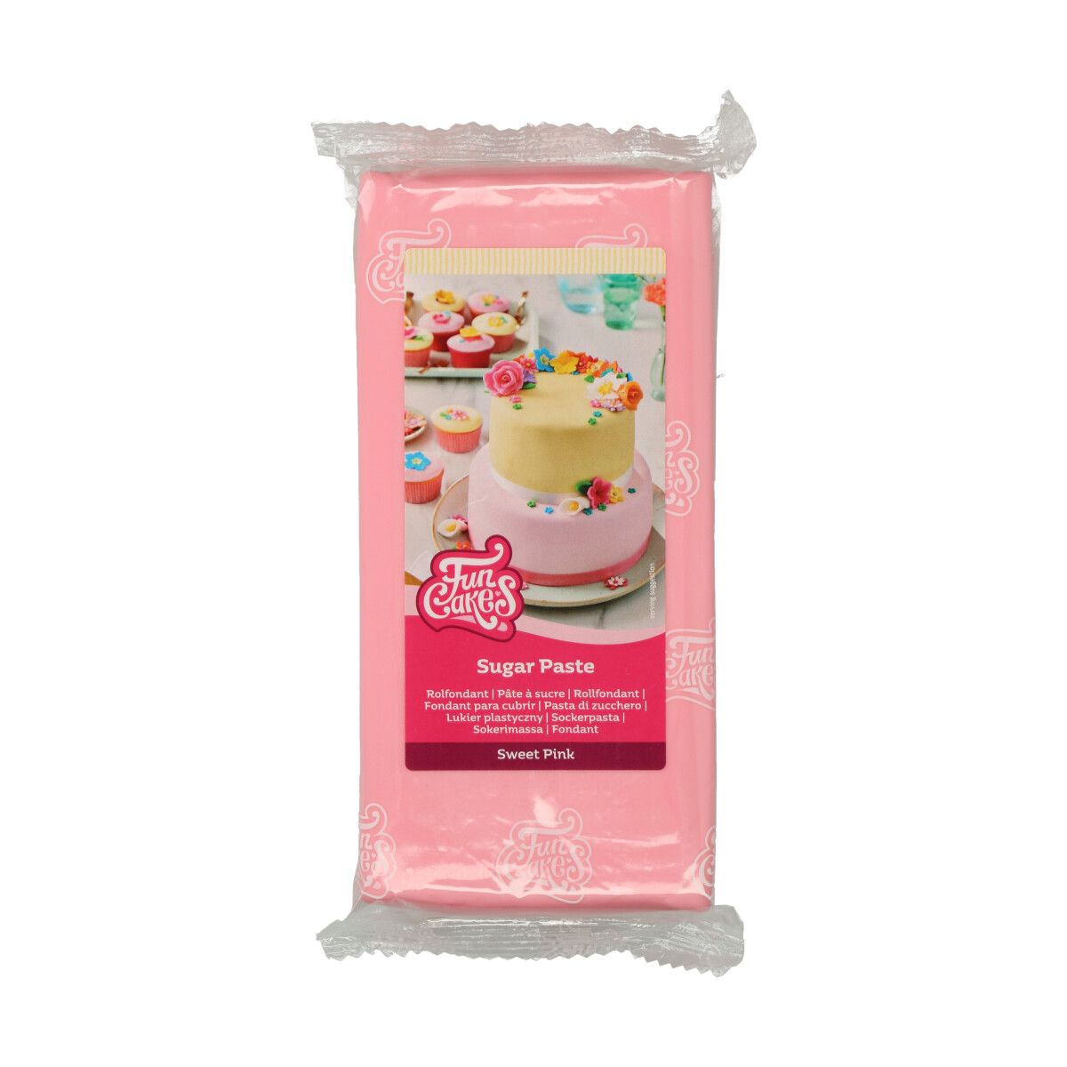 FunCakes - Sokerimassa Vaaleanpunainen 1 kg