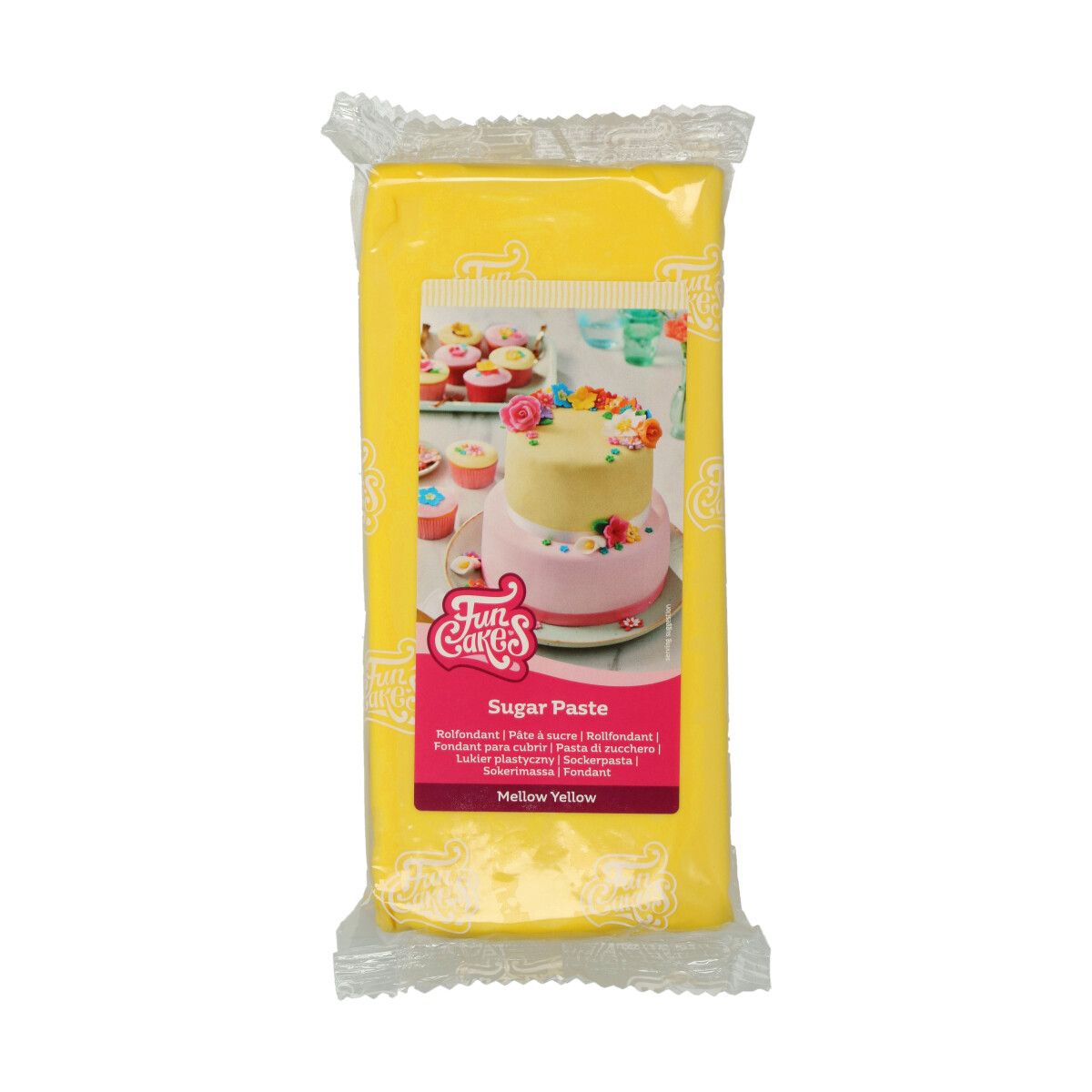 FunCakes Sokerimassa Keltainen 1 kg