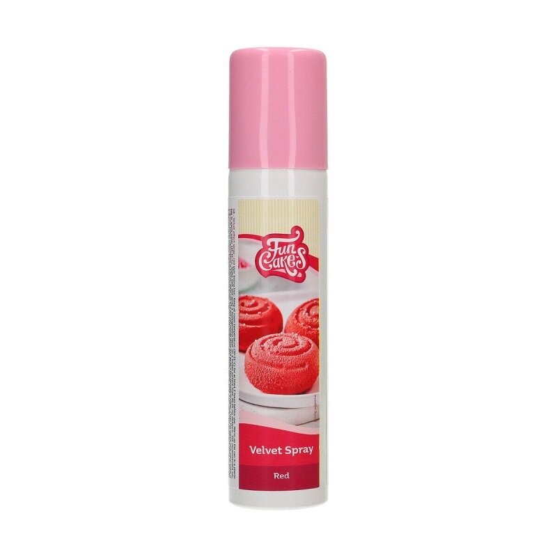 FunCakes - Syötävä Spray Punainen 100 ml	