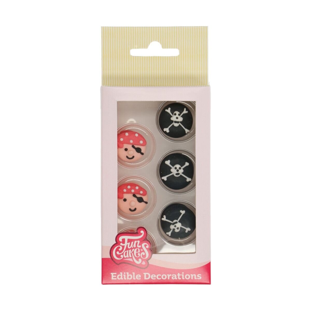 FunCakes - Sokerikoristeet Merirosvo 12 kpl