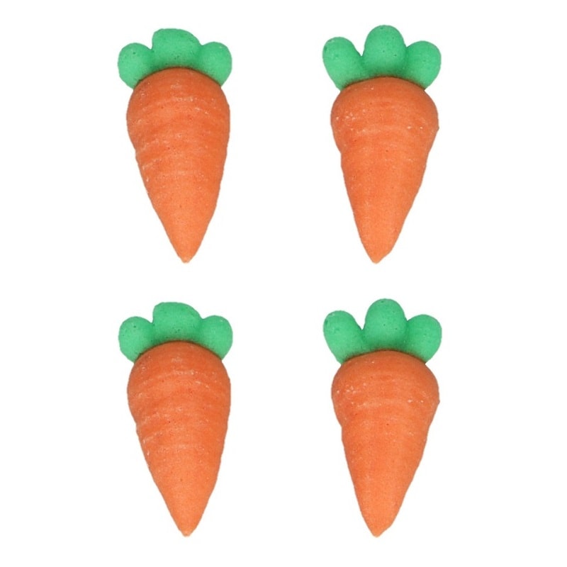 FunCakes - Sokerikoristeet Porkkanat 16 kpl