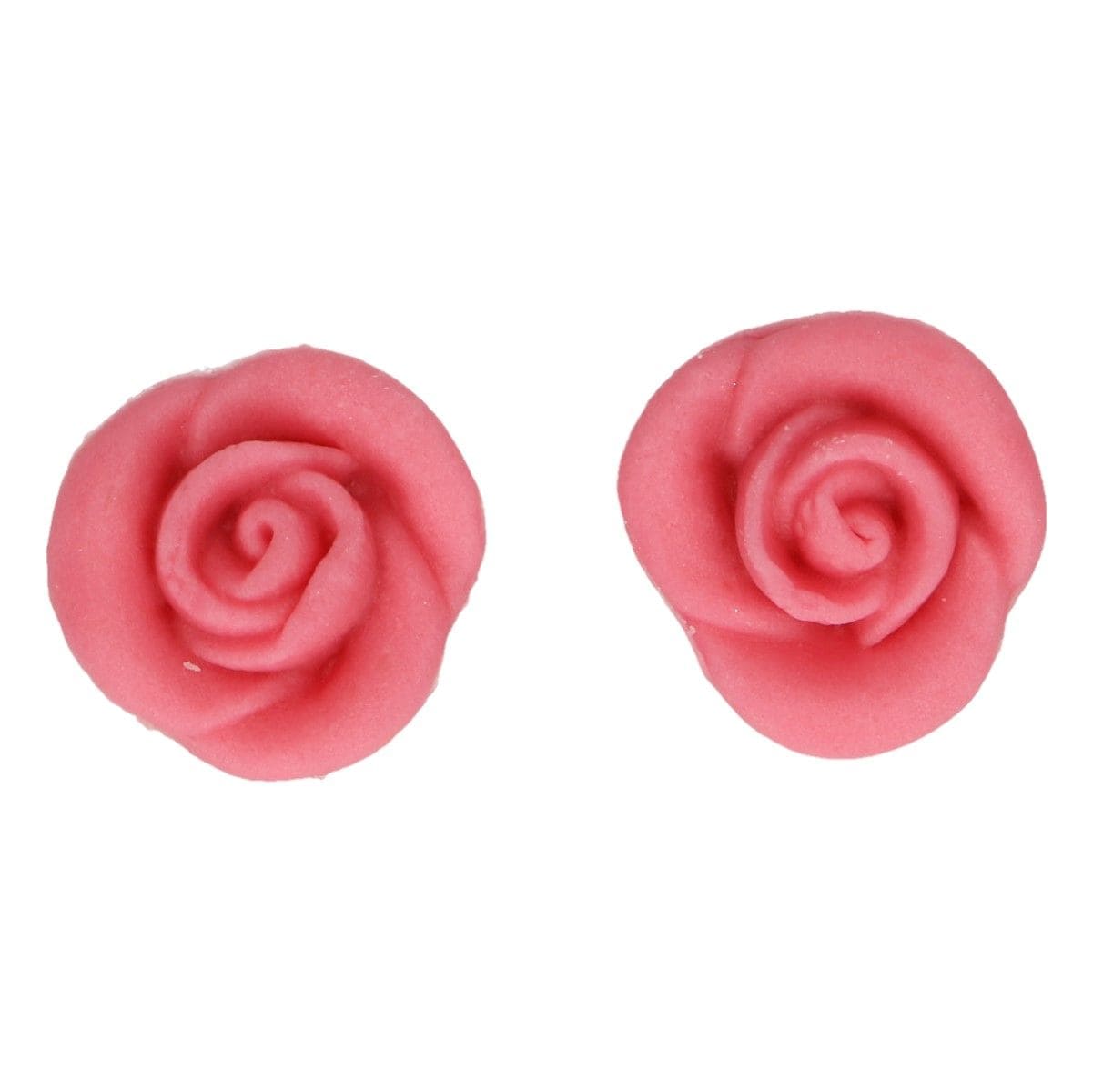 FunCakes Marsipaani – Vaaleanpunaiset ruusukoristeet 6-pakkaus