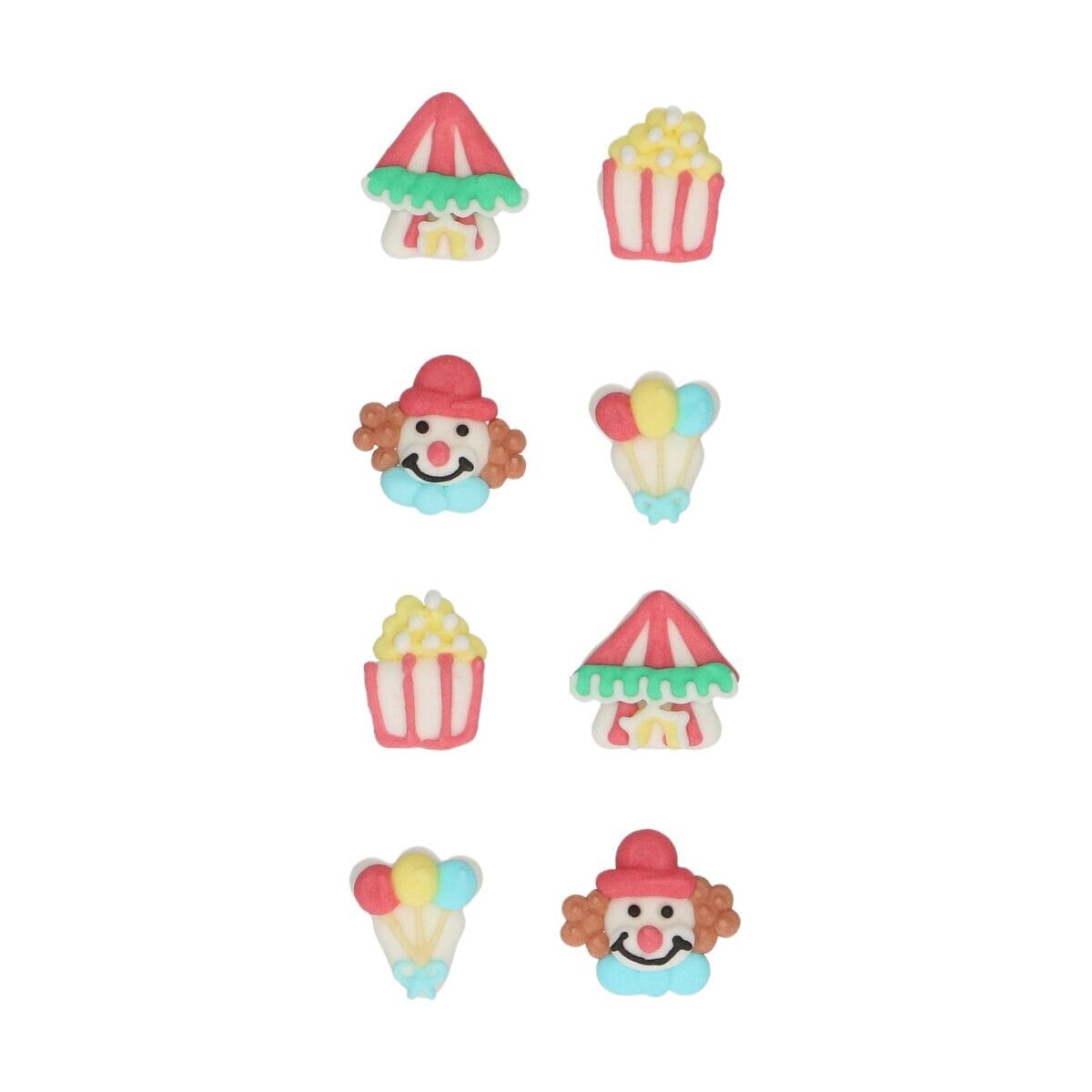 FunCakes - Sokerikoristeet Sirkus 8 kpl