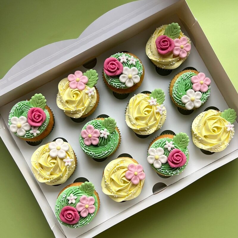 FunCakes - Sokerikoristeet Koristelehdet 12kpl