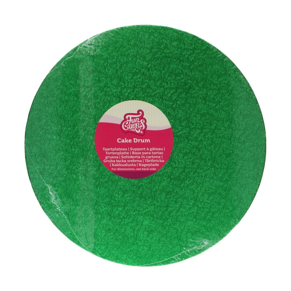 FunCakes - Kakkualusta Pyöreä Vihreä 30,5 cm