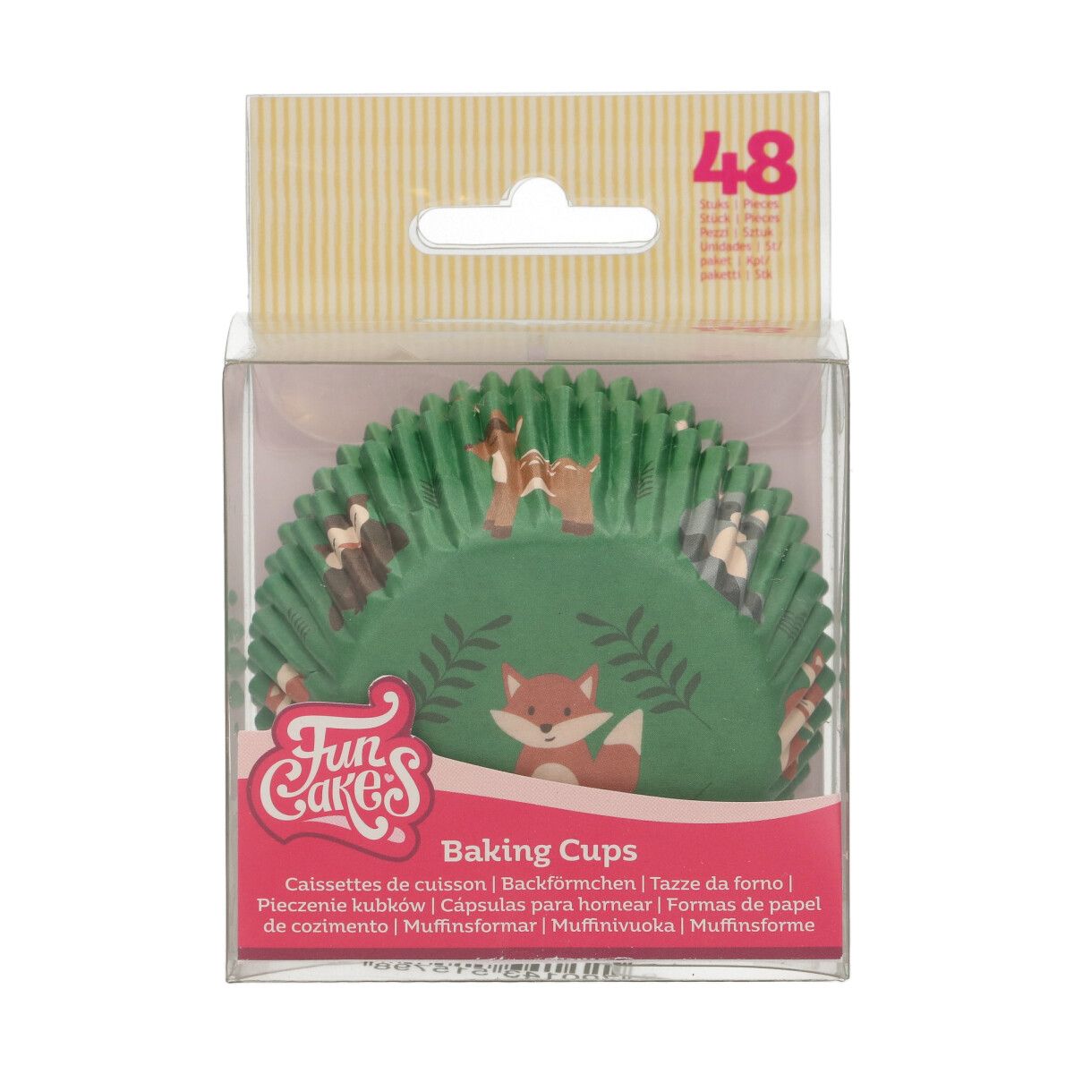 FunCakes - Muffinsivuoat Woodland Animals 48 kpl