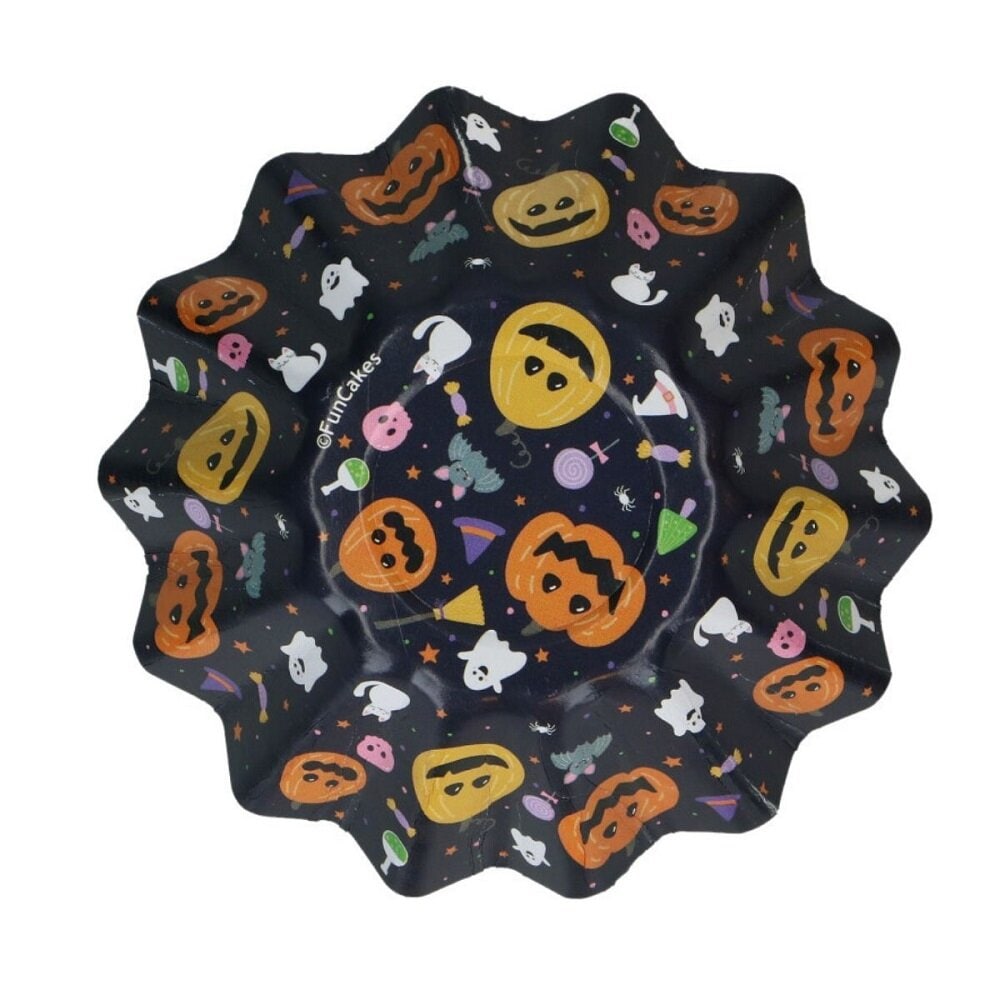 FunCakes - Kukan muotoiset Muffinssivuoat Halloween 48 kpl
