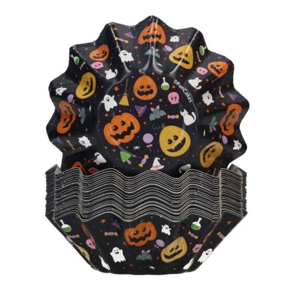 FunCakes - Kukan muotoiset Muffinssivuoat Halloween 48 kpl