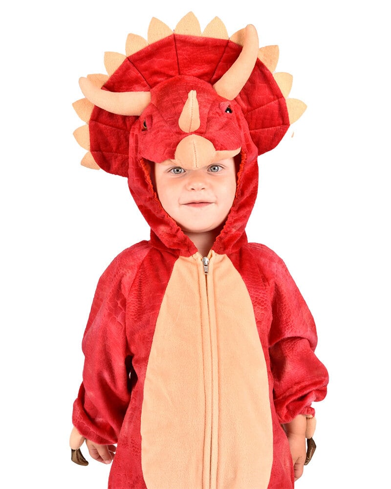 Dinosaurus Triceratops Jumpsuit Naamiaisasu Lapset 4-5 vuotta