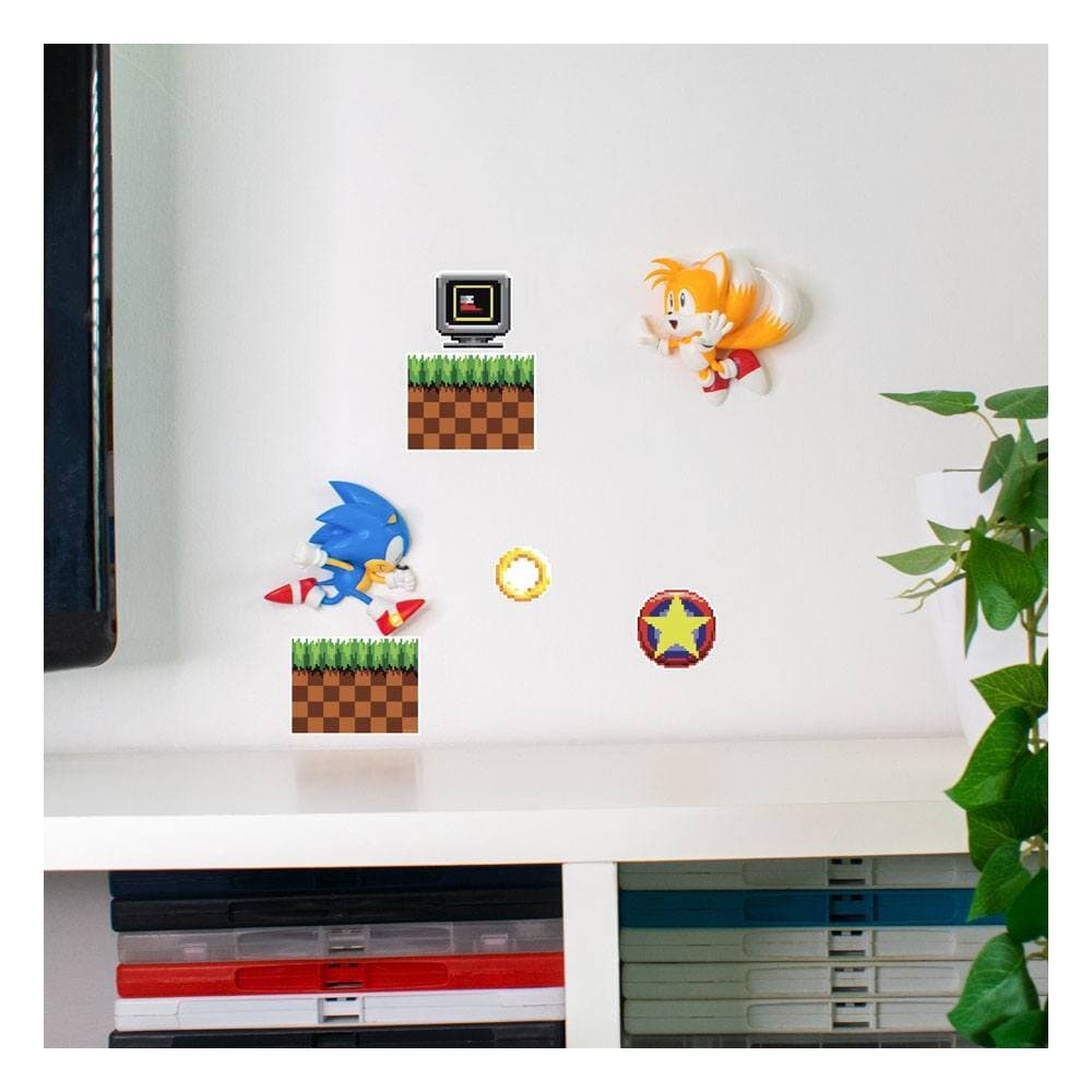 Sonic The Hedgehog - 3D Seinäkoristeet