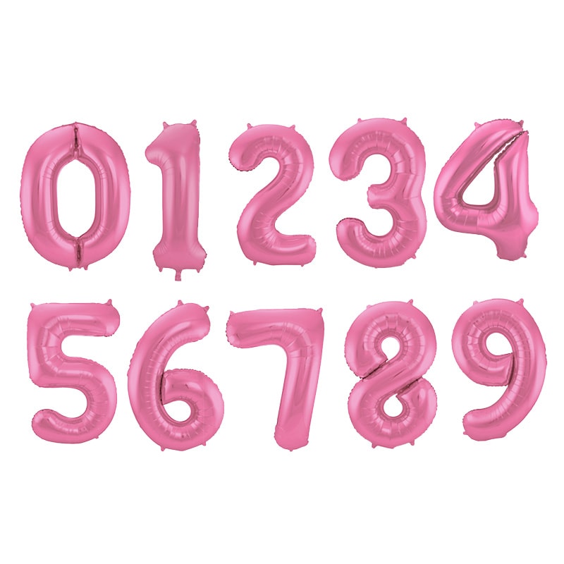 Numeroilmapallot Matta Pastellipinkki 86 cm