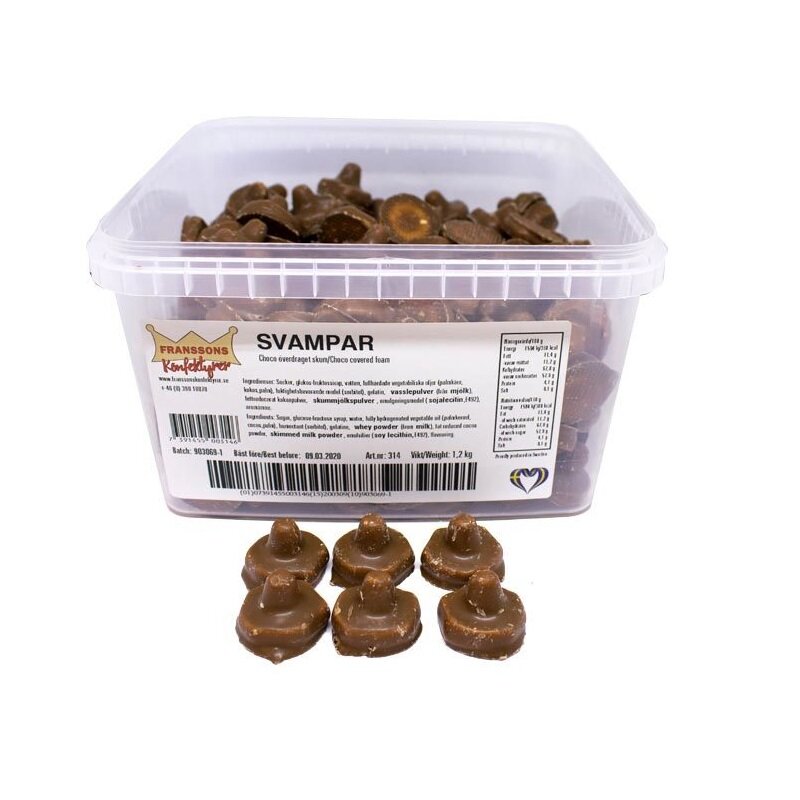 Suklaasienet Suurpakkaus 1,2 kg