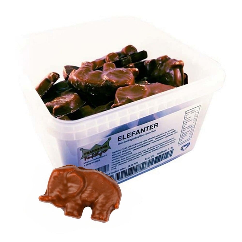 Suklaaelefantit Suurpakkaus 1,1 kg