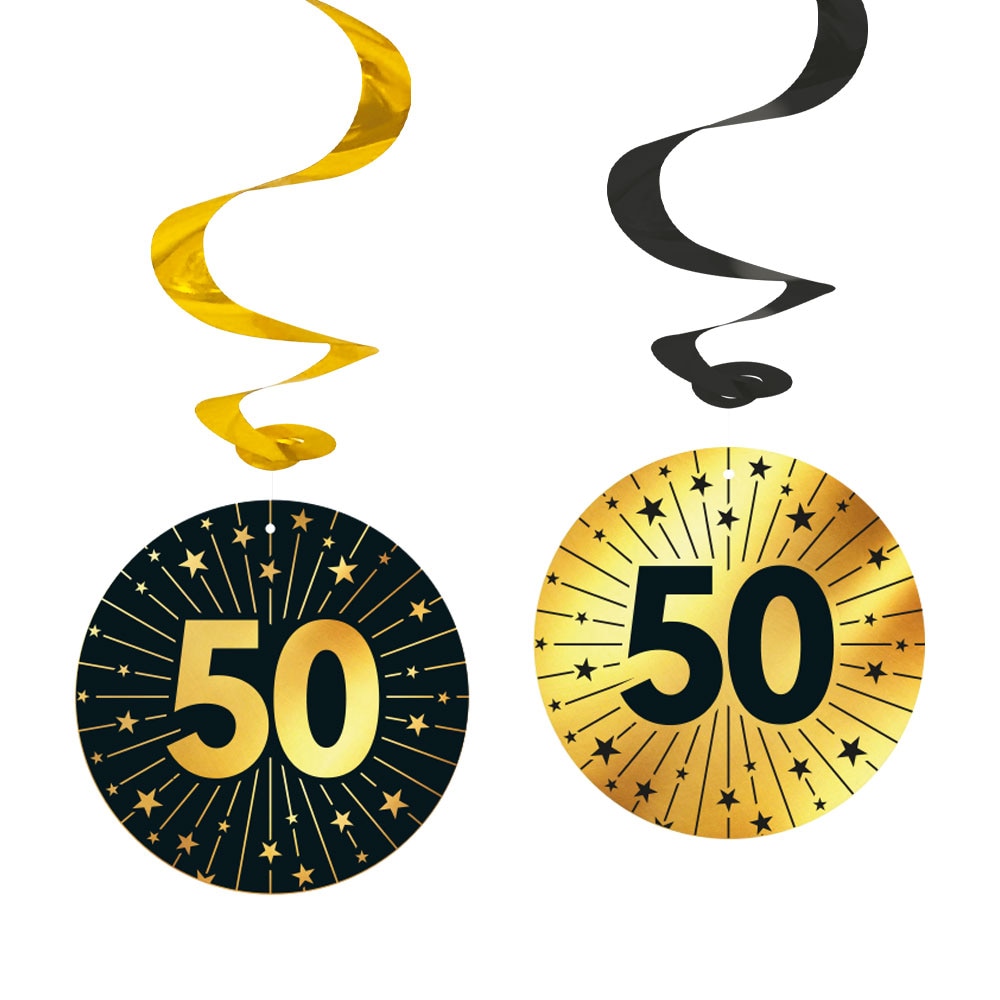 Riippuvat koristeet 50 vuotta 4 kpl