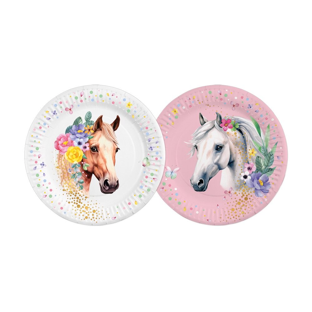 Hevoset Lautaset 8 kpl