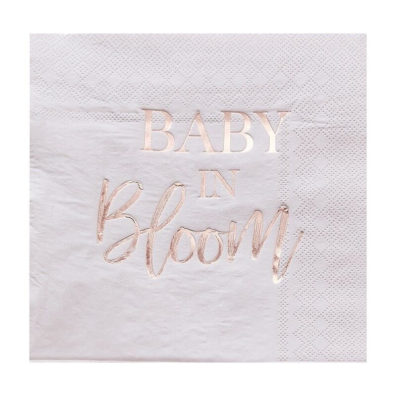 Baby in Bloom - Servetit 16 kpl