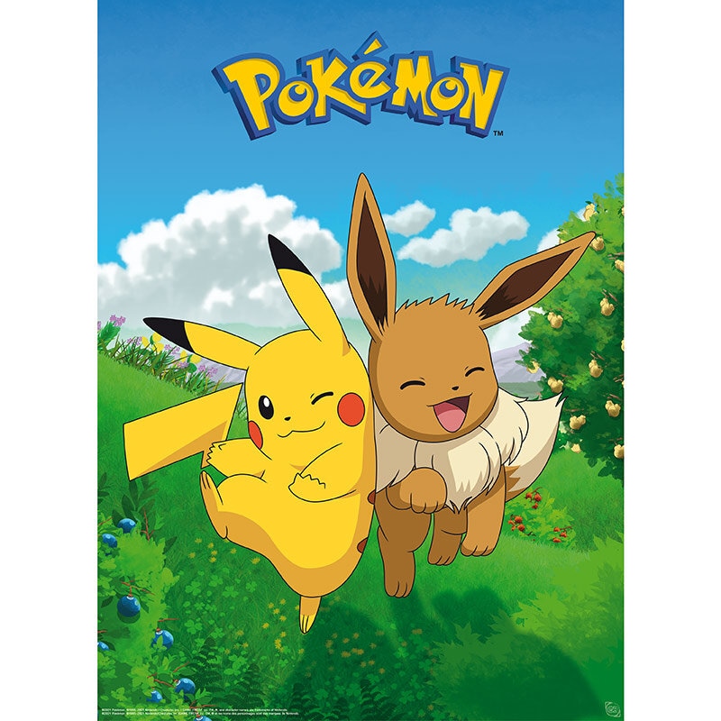 Pokémon - Julisteet Chibi Environments 2 kpl