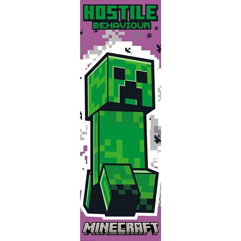 Ovi juliste - Minecraft Creeper 53 x 158 cm