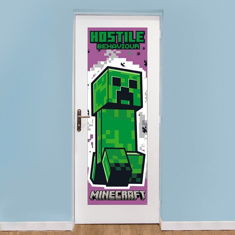 Ovi juliste - Minecraft Creeper 53 x 158 cm