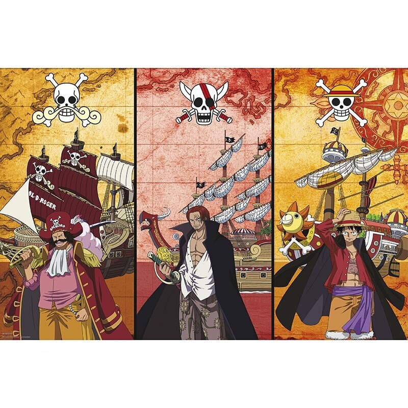 Juliste - One Piece Captains & Boats 61 x 91,5 cm